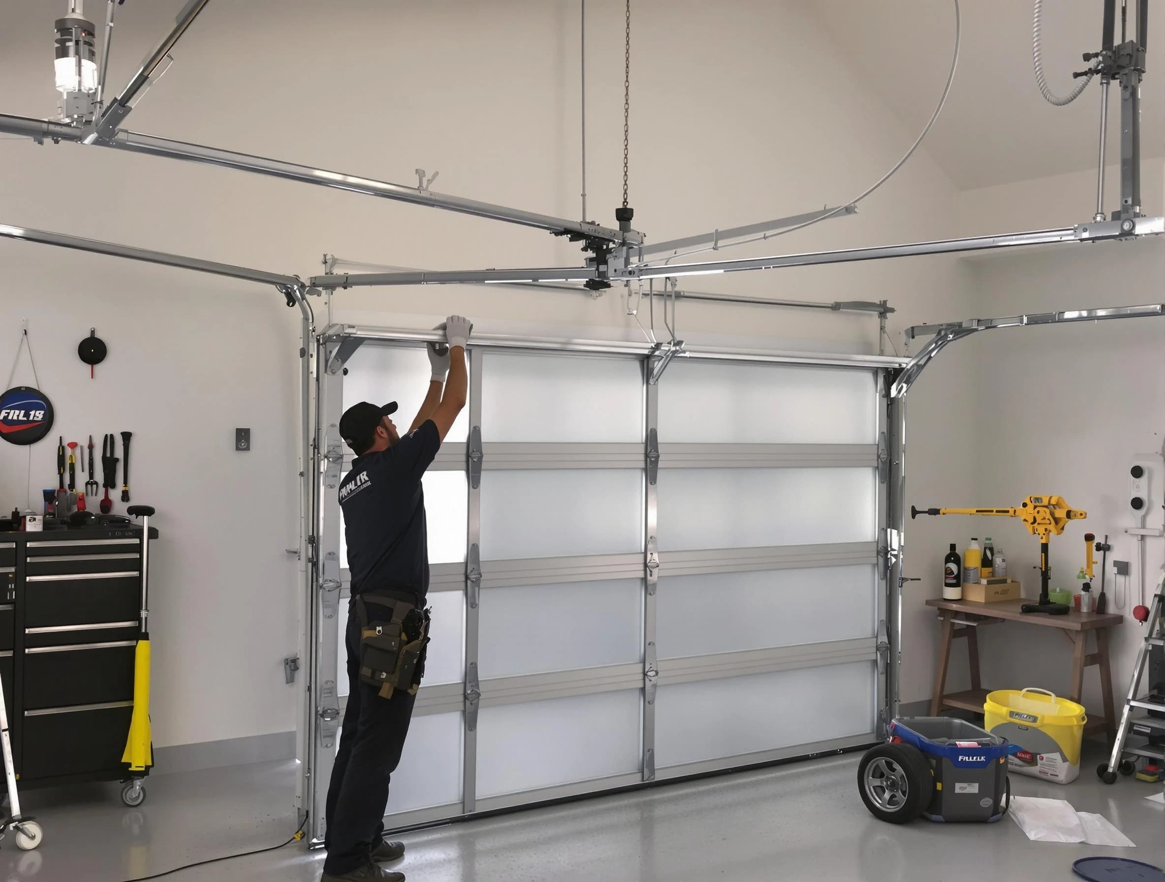 Kennesaw Garage Door Repair certified team performing precision garage door installation in Kennesaw