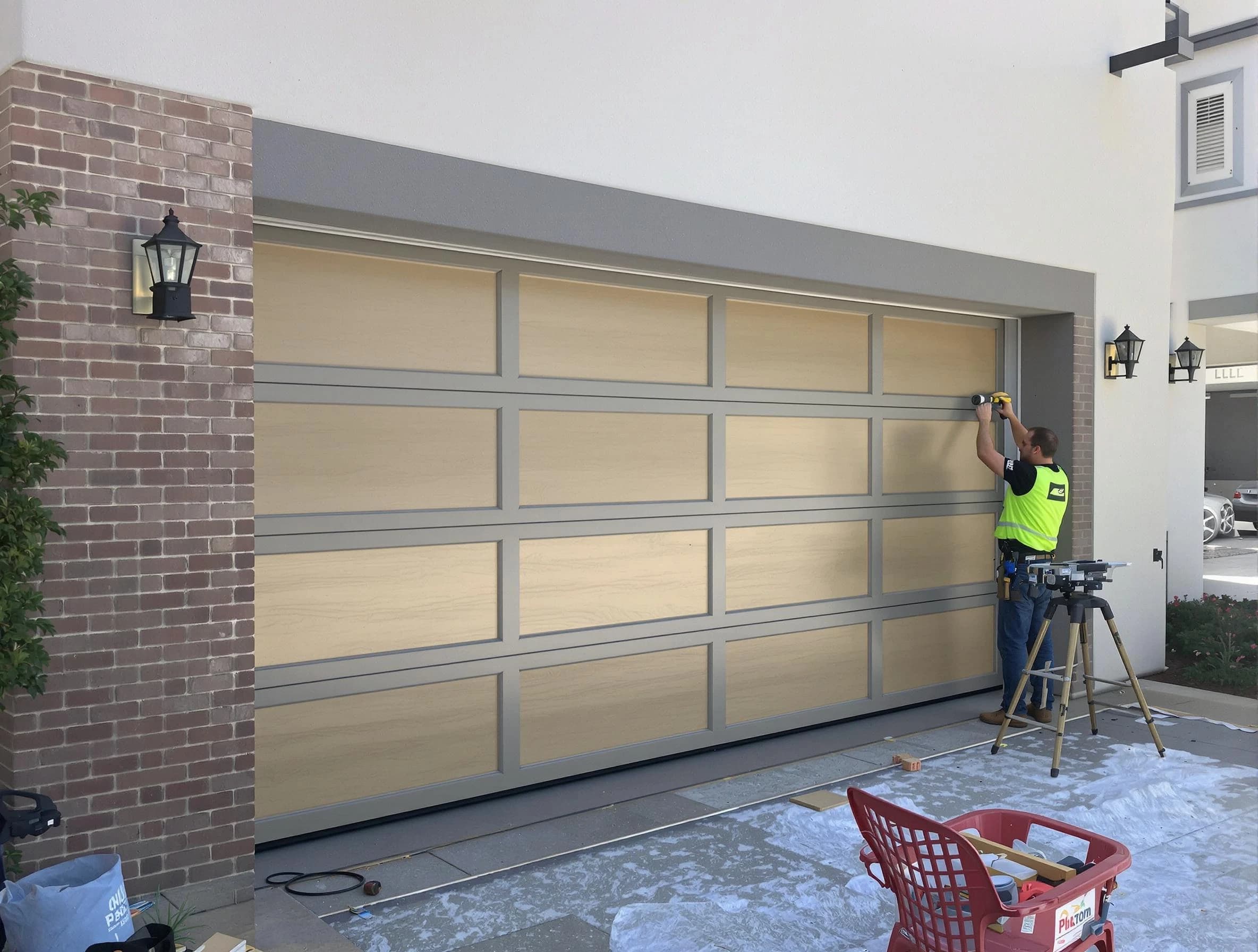 Garage door replacement service by Kennesaw Garage Door Repair in Kennesaw