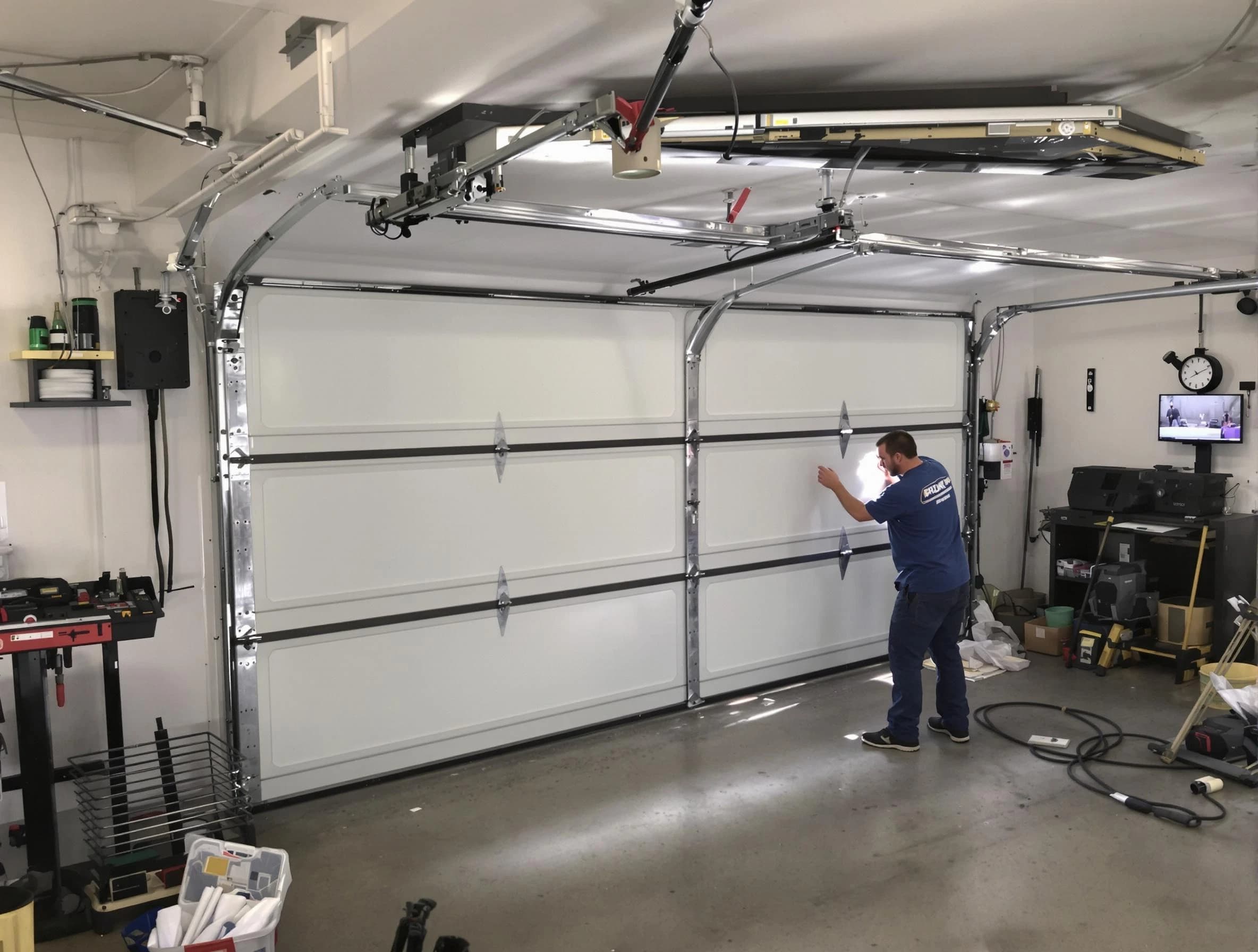 Professional garage door repair service by Kennesaw Garage Door Repair in Kennesaw