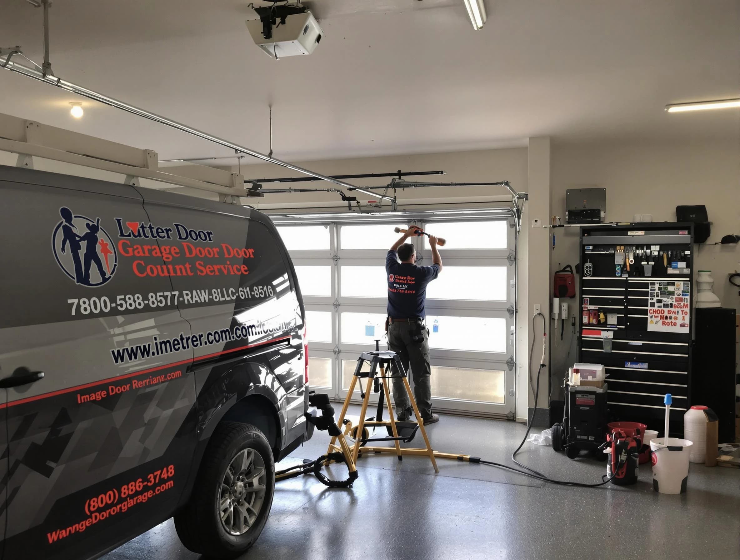 Kennesaw Garage Door Repair rapid response team performing same-day repair in Kennesaw