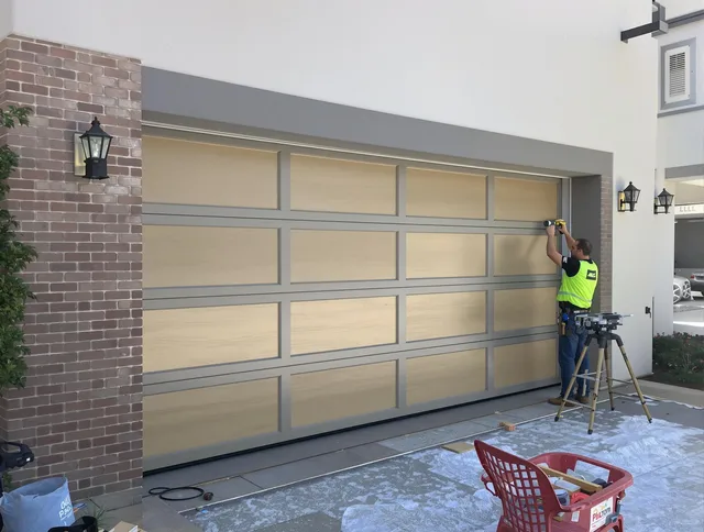Garage door replacement service by Kennesaw Garage Door Repair in Kennesaw
