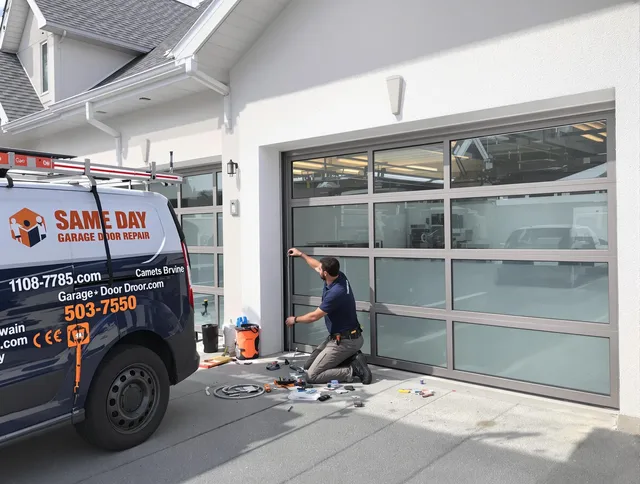 Same-day garage door repair service by Kennesaw Garage Door Repair in Kennesaw